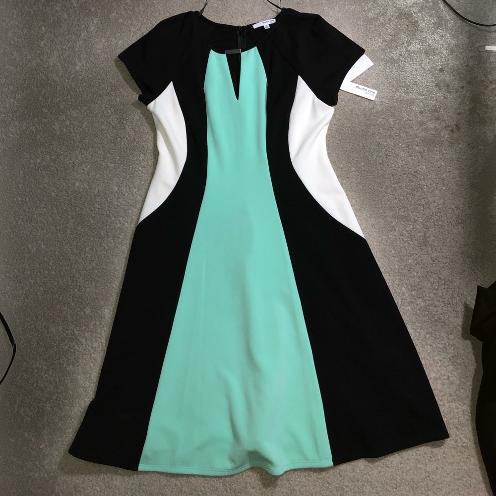 Multi colored dress.